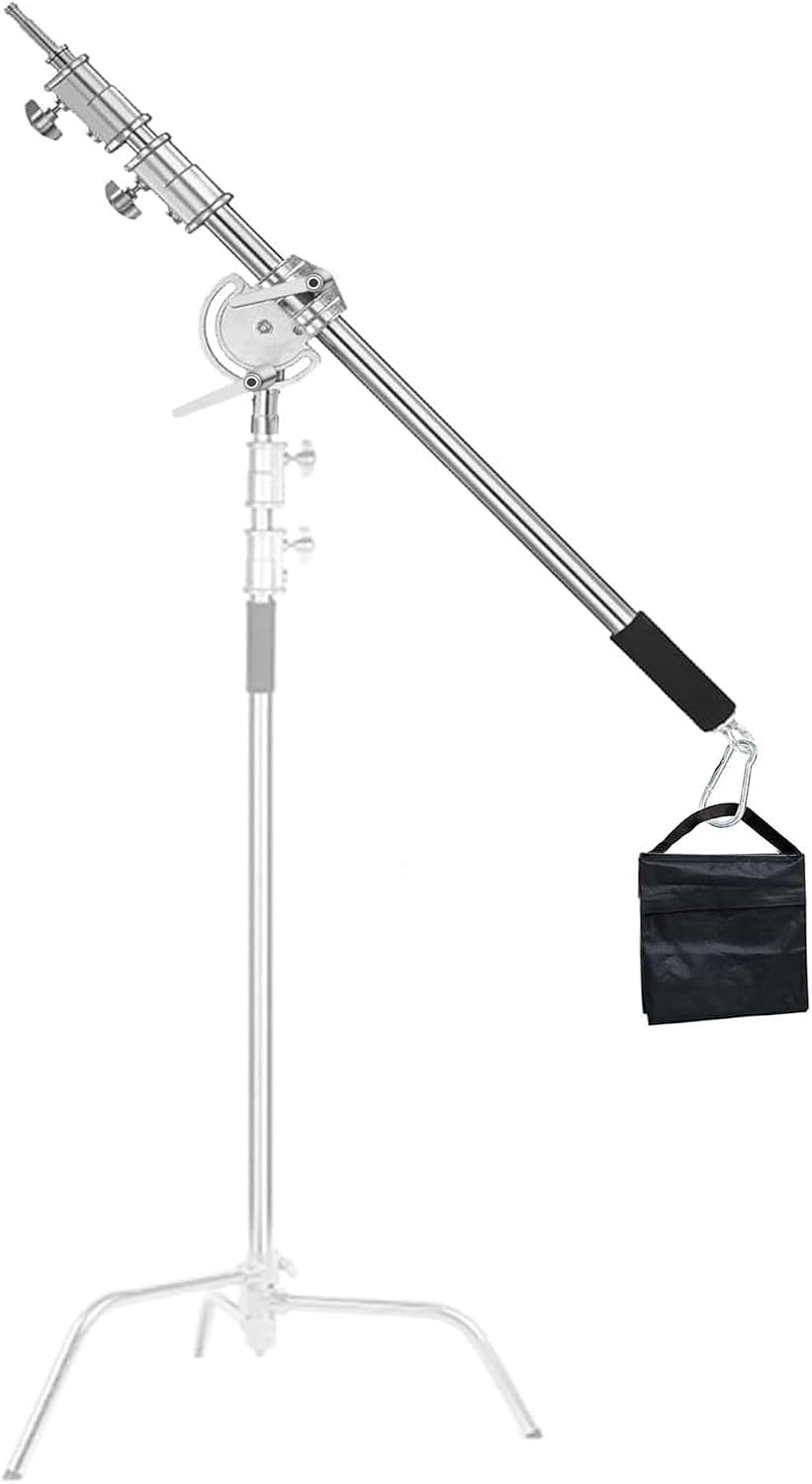 Brazo extensión acero inox ajustable 3.6-8.2pulg
