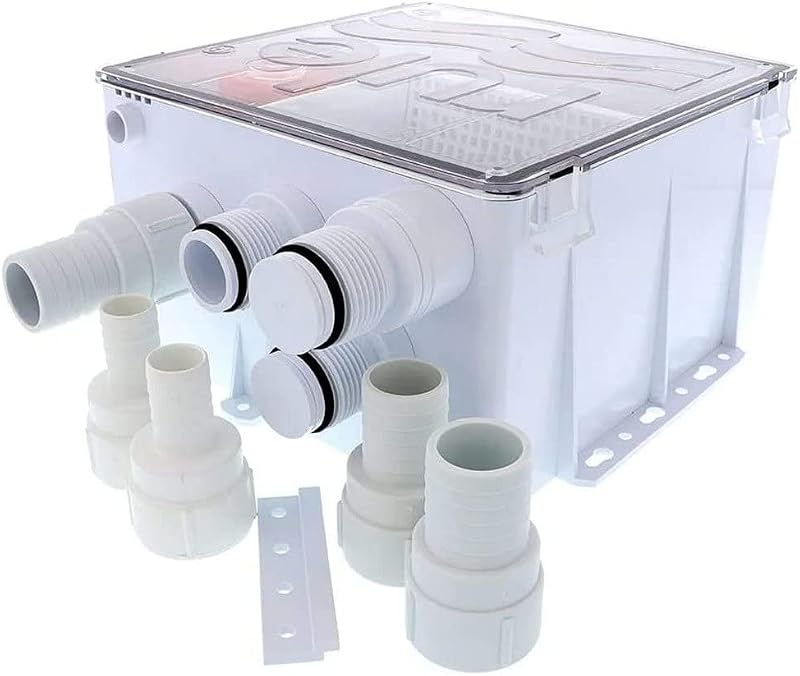 Caja drenaje ducha con bomba 1100 GPH 12V