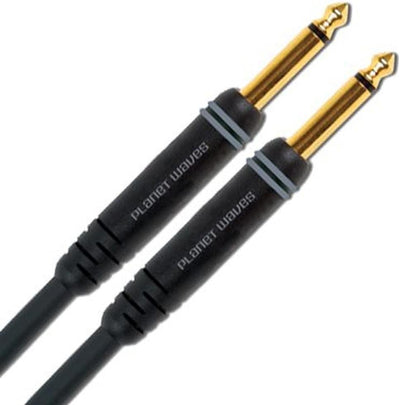 Cable guitarra 1/4pulg macho a macho 2pies extremos rectos