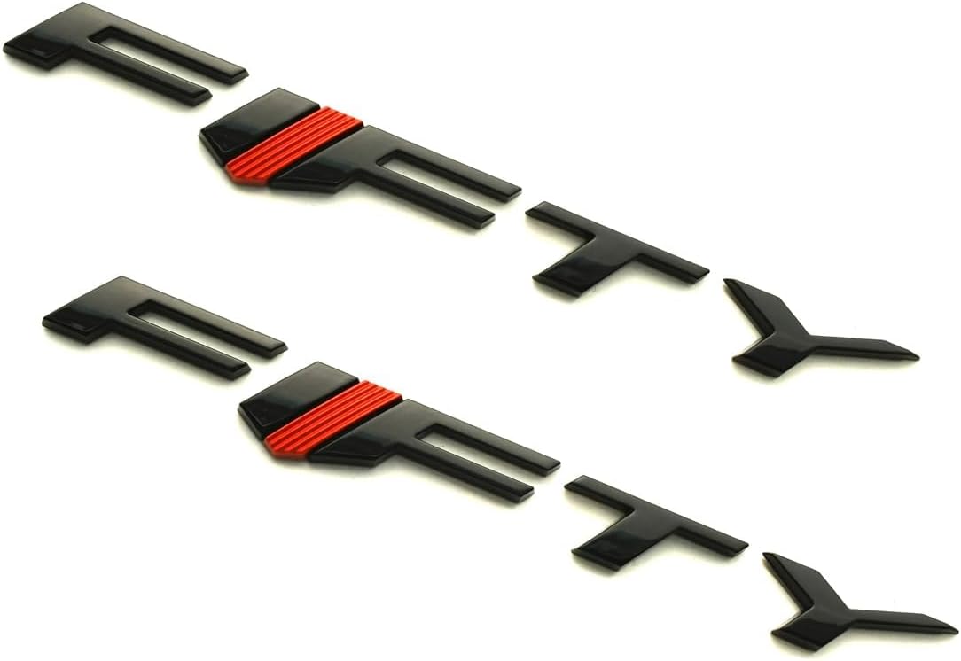 2 Emblemas guardabarros repuesto Camaro 6ª Gen GM2018 negro