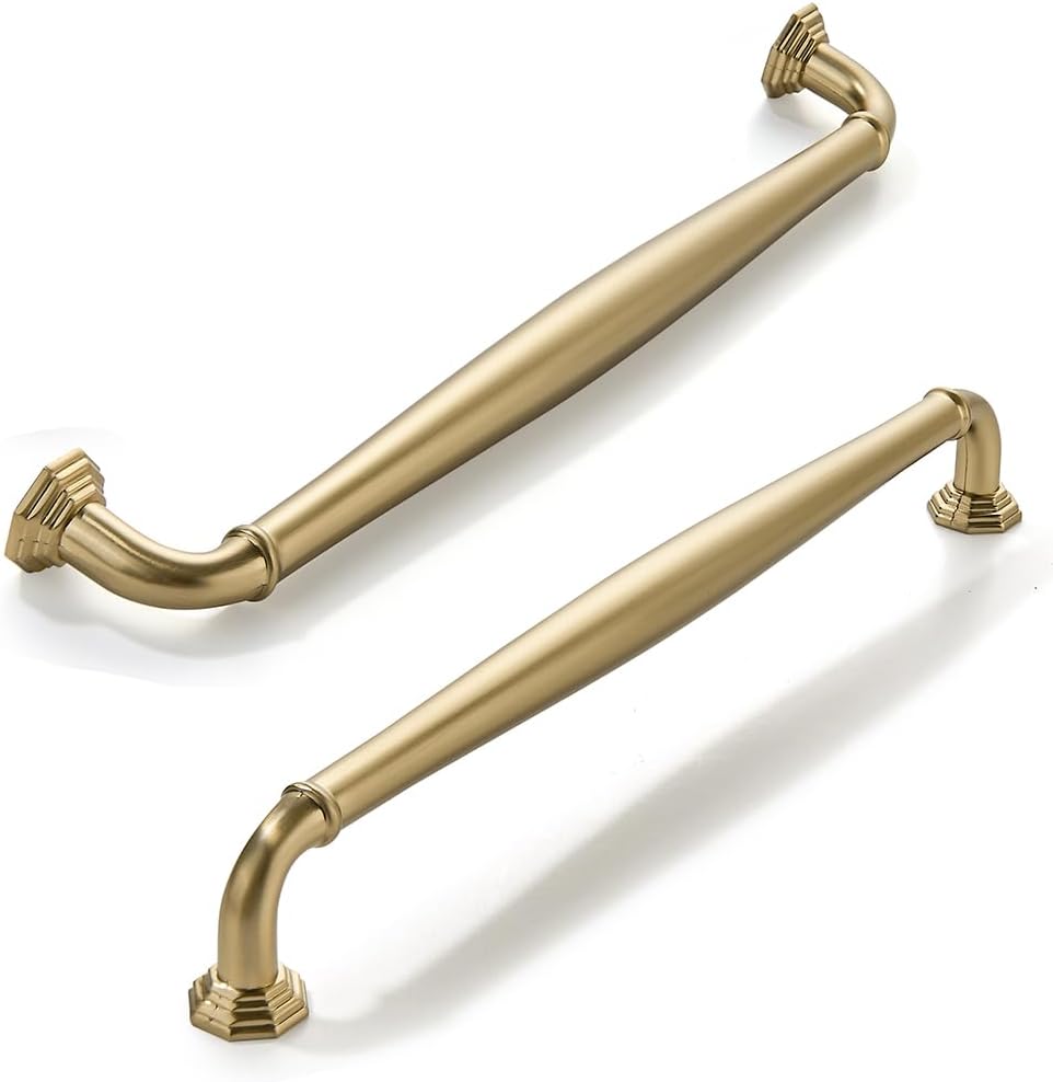 2 Tiradores Gabinete 8pulg Bronce Champán Resistentes