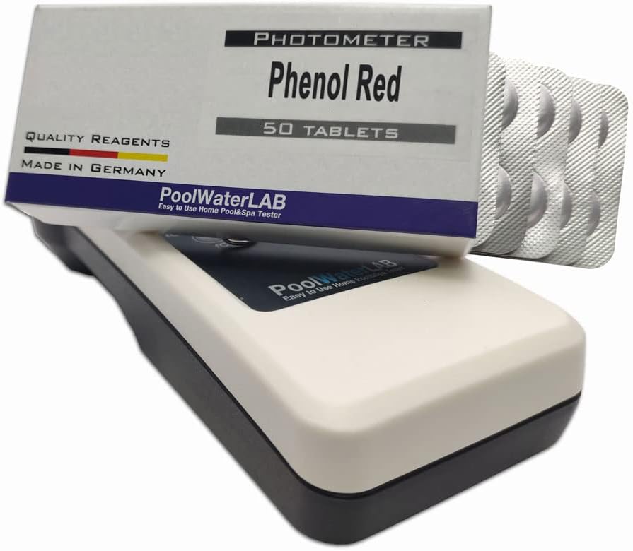 Reactivos para probador agua PoolWaterLAB Rojo fenol