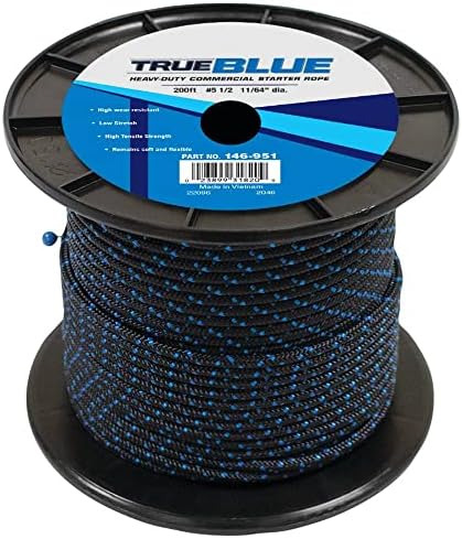 Cuerda arranque trenzada 5.5 11/64 pulg resistente 200pies