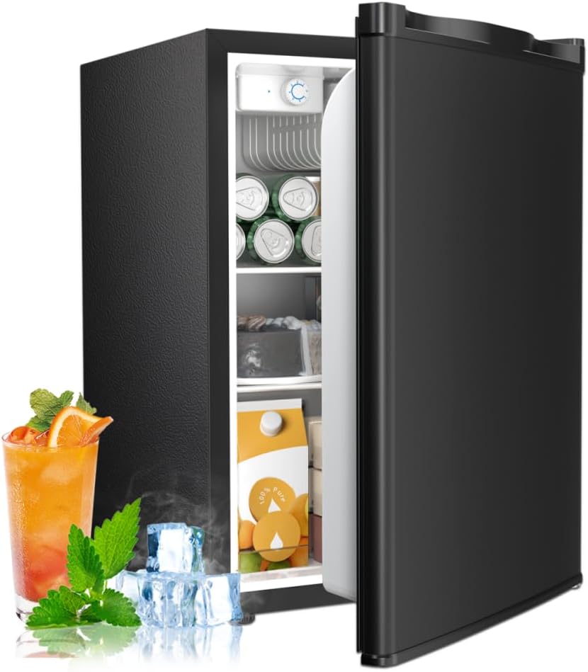Mini refrigerador 2.56ft³ con congelador termostato