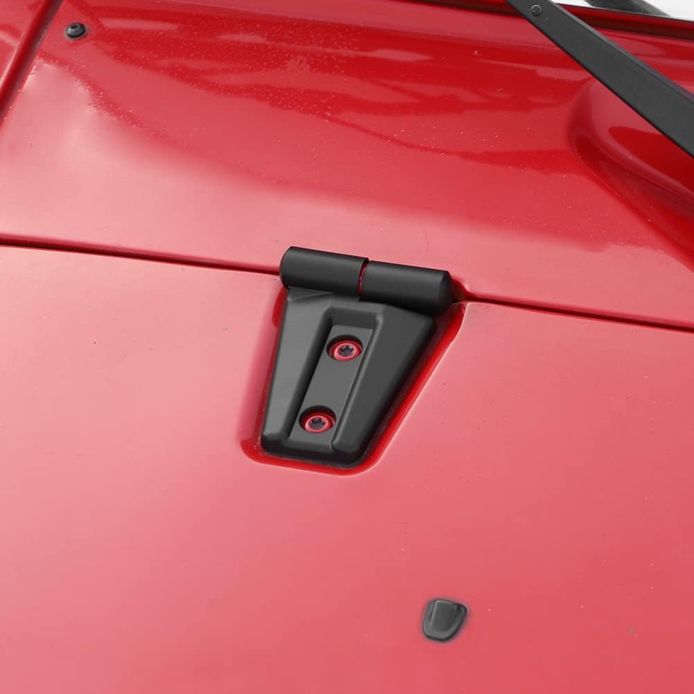 Cubiertas bisagra capó Jeep JK Unlimited 07-18 negro mate