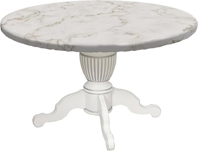 Mantel redondo elástico para mesas 36-44pulg resistente agua