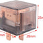 Enchufe relé auto 12v 30a 40a 60a 80a spst spdt 5pines