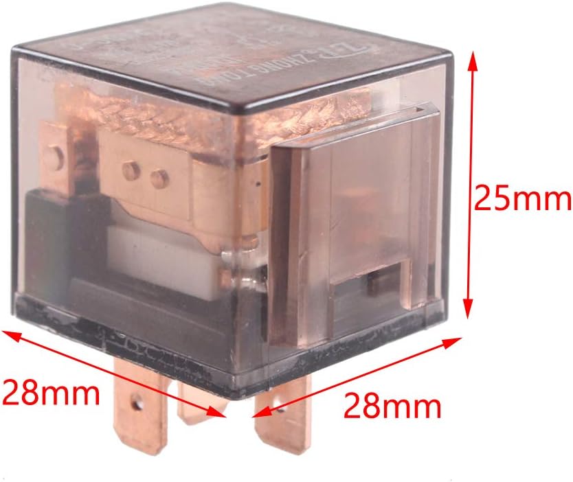 Enchufe relé auto 12v 30a 40a 60a 80a spst spdt 5pines
