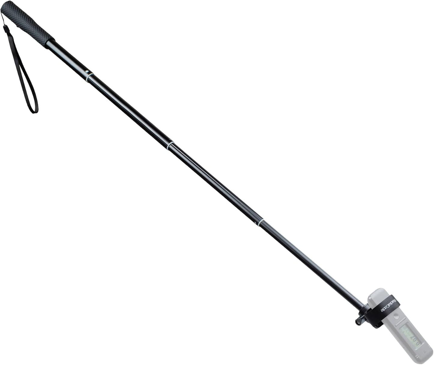 Mango aluminio extensible 36pulg para contador Geiger
