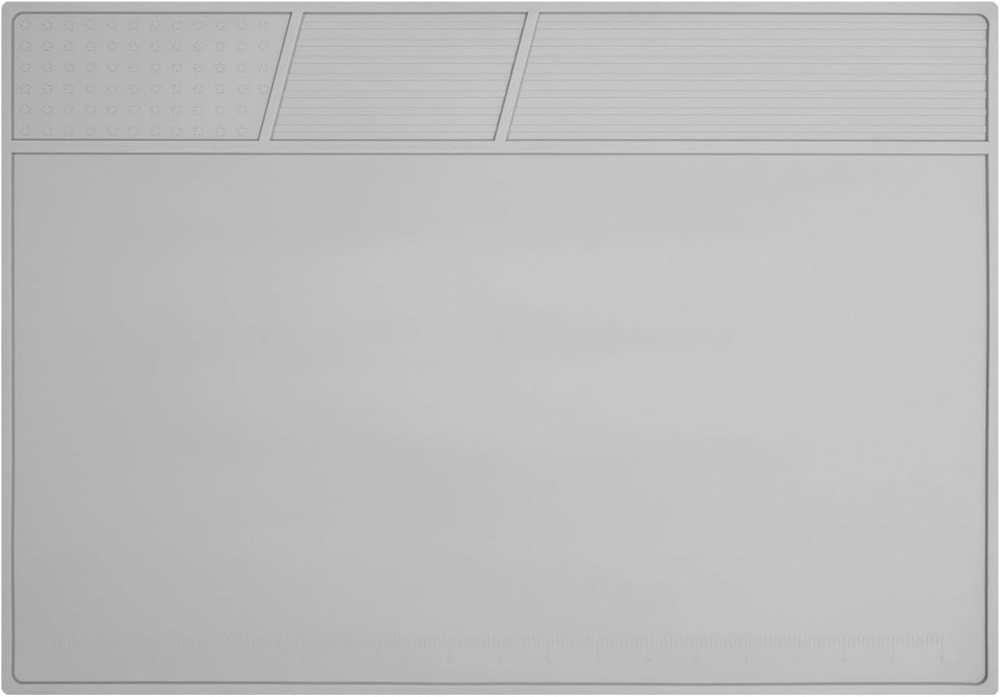 Alfombrilla soldadura silicona gris resistente calor 932℉