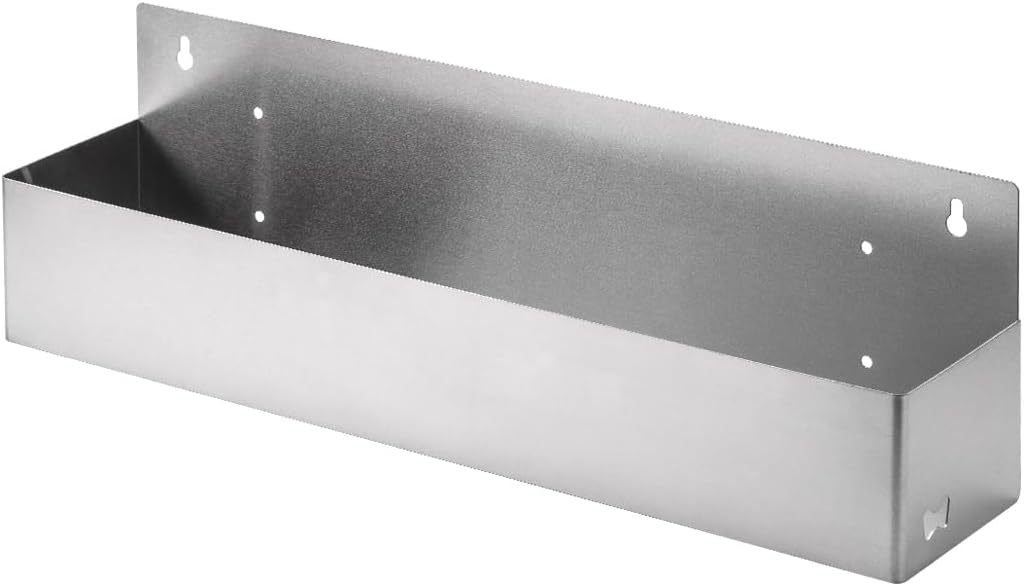 Soporte botellas acero inox 22pulg pared bar cocina