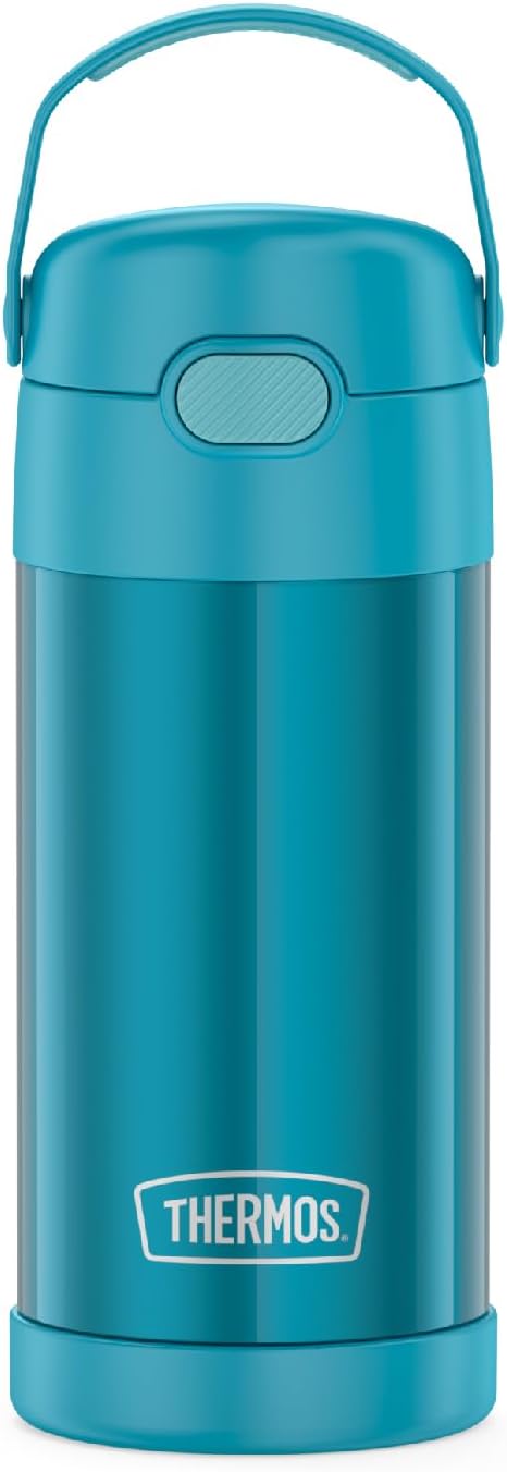 Botella agua niños acero inox vacío 12oz verde