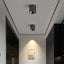 Foco techo LED negro 24W aluminio CRI90 sala