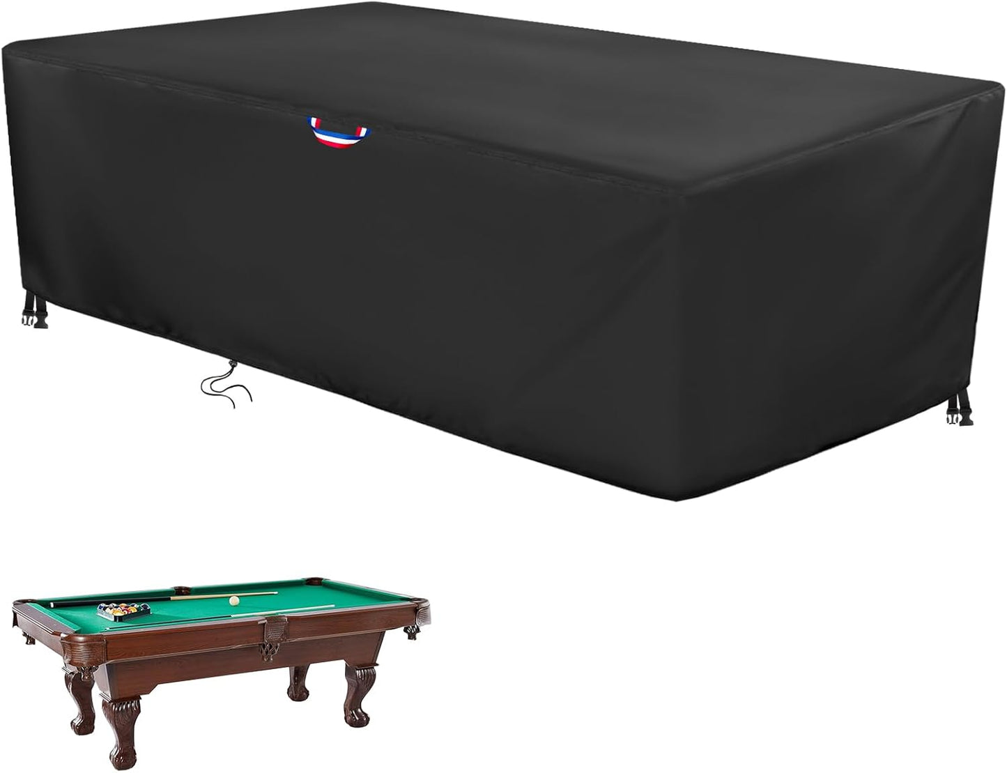 Funda mesa billar 7/8/9 pies resistente agua 93x53x32"