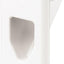 Placa pared multimedia cable empotrada blanco