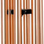 Campanillas viento 45" 6 tubos metal tono dorado