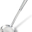 Desnatador acero inox 16cm cucharón ranurado con manija ABS