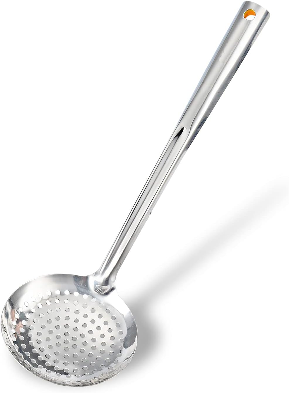 Desnatador acero inox 16cm cucharón ranurado con manija ABS
