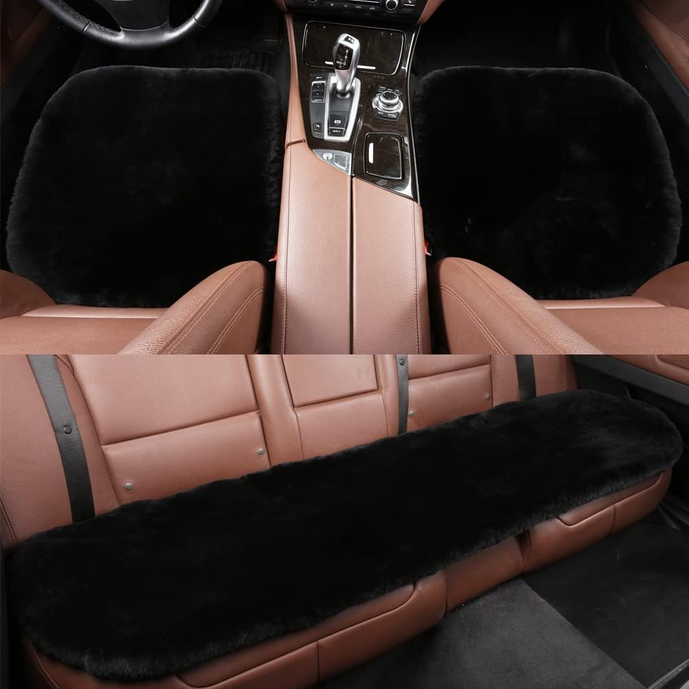 Fundas asiento automóvil oveja genuina para conductor