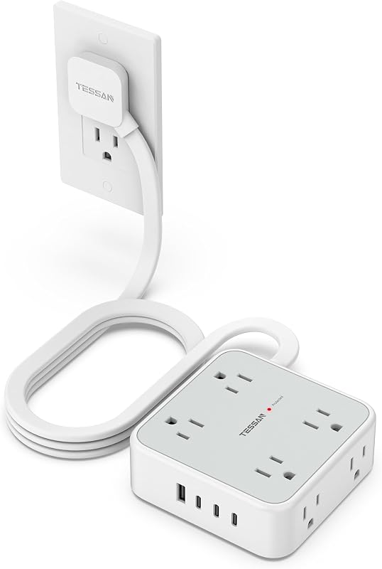 Regleta sobretensión 5 ft 4 USB 8 salidas CA 900J