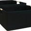 Caja plegable con asas para almacenar en hogar oficina