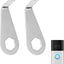 2 herramientas reemplazo llave timbre puerta acero inox