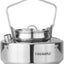 Hervidor camping acero inox 0.6L duradero bushcraft