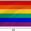 Bandera Orgullo Arcoíris 3x5ft 6 Rayas Resiste UV