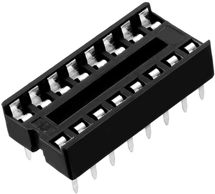 50uds sockets IC 16 pines 2.54mm adaptador soldadura