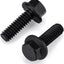 10 Pzas Perno Hexagonal Acero Inox 304 Rosca Completa Negro