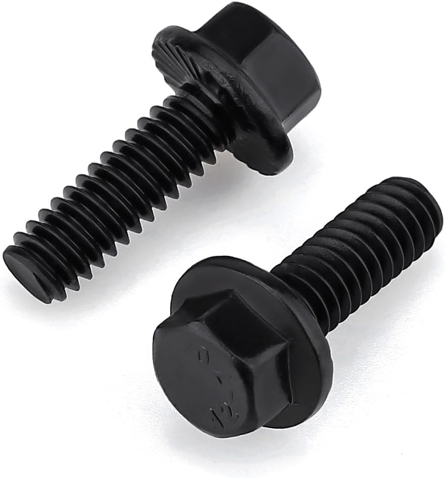 10 Pzas Perno Hexagonal Acero Inox 304 Rosca Completa Negro