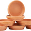 7 Pzas Platillos Terracota 4.7pulg para Macetas 3.5-5pulg