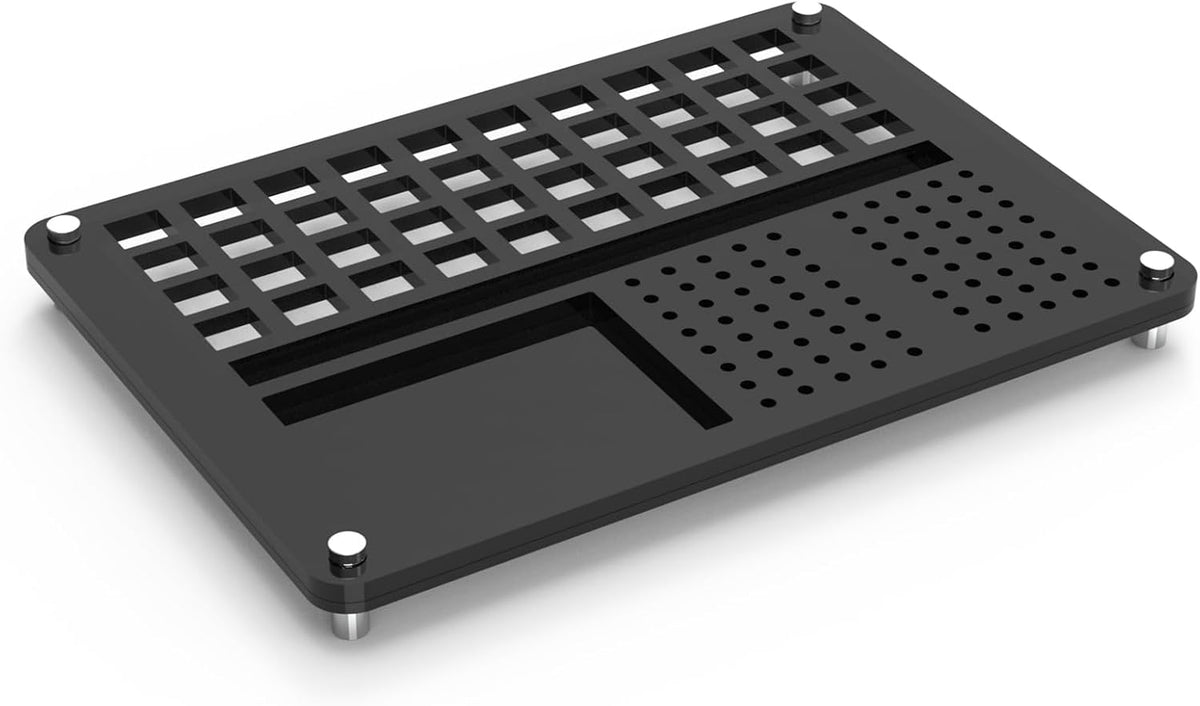 Estación lubricación acrílica 40 interruptores teclado negro