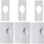 Kit 50 Divisores Ropa Blanca Rectangulares