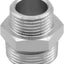Adaptador acero inox 3/4 GHT x 1/2 GIPS para manguera jardín