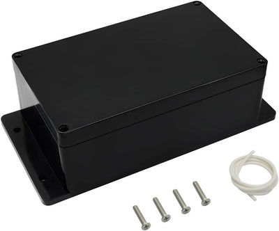 Caja conexiones impermeable IP65 plástico ABS negro