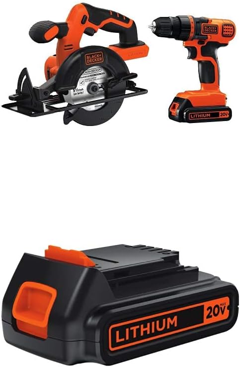 Kit taladro inalámbrico 20V con sierra y batería 1.5Ah