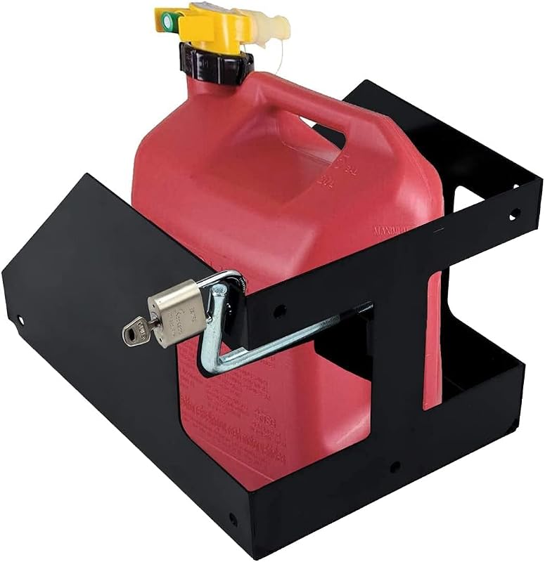 Soporte con candado para bidones 5gal remolque RV