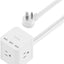 Cubo alimentación 6 tomas 3 USB-A 5ft resistente para hogar oficina