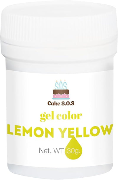 Gel color amarillo limón 1fl oz