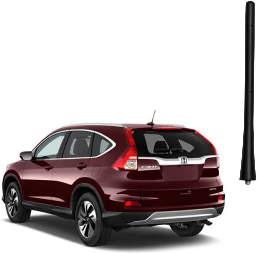 Mástil antena 7" comp Honda Acura Mazda Subaru goma negra