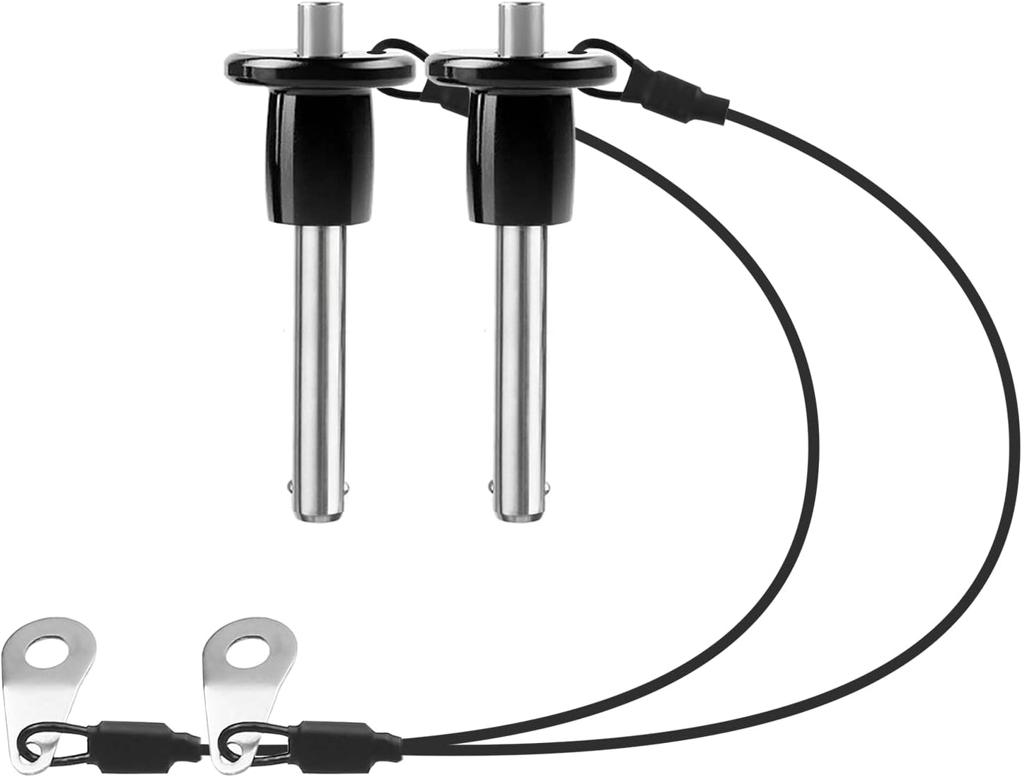 2 Pzas Pasador Acero Inox 304 0.24pulg Botón Presión