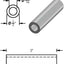 Espaciador acero 1/2x5/16 pulg sin rosca para pernos 5/16