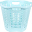 Cesta jardín lavandería Bushel fabricada EE.UU. azul