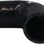 Manguera codo silicona 2pulg acoplador negro 4 capas