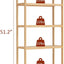 Estantería bambú 5 niveles baño cocina oficina