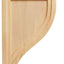 Ménsula madera roble rojo 7.5x8x17pulg