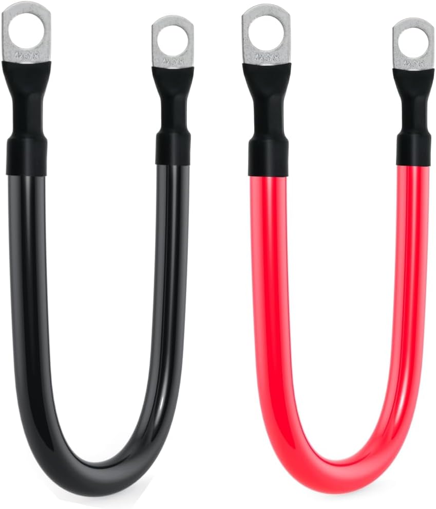 Cable batería 4 AWG para automotriz solar marino 1 pie