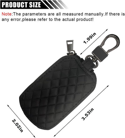 Funda llave coche cuero genuino con gancho metal