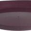 Plato reutiliz. camping viajes color morado